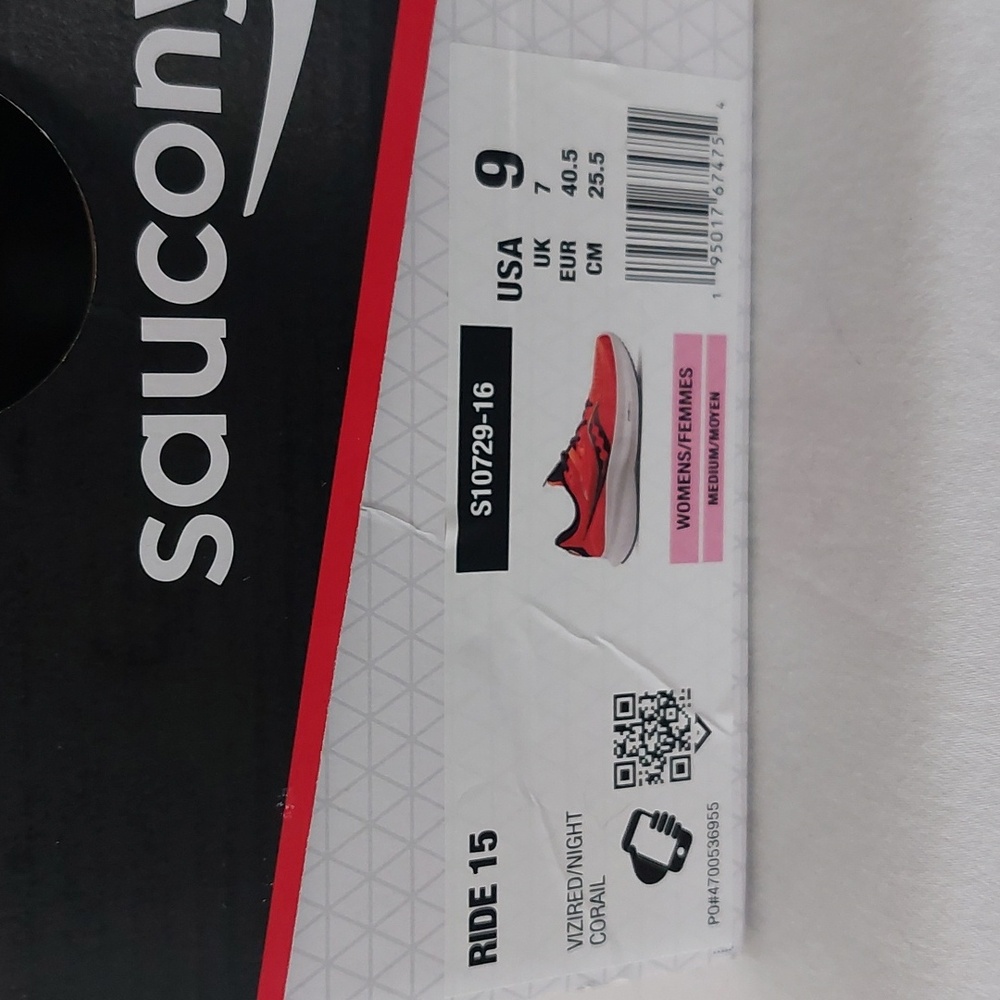 NWT Saucony Ride 15 Women - Picture 6 of 6